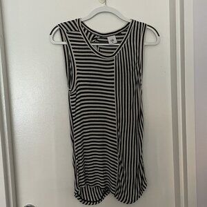 CAbi 3417 London Stripe Sleeveless Top XS